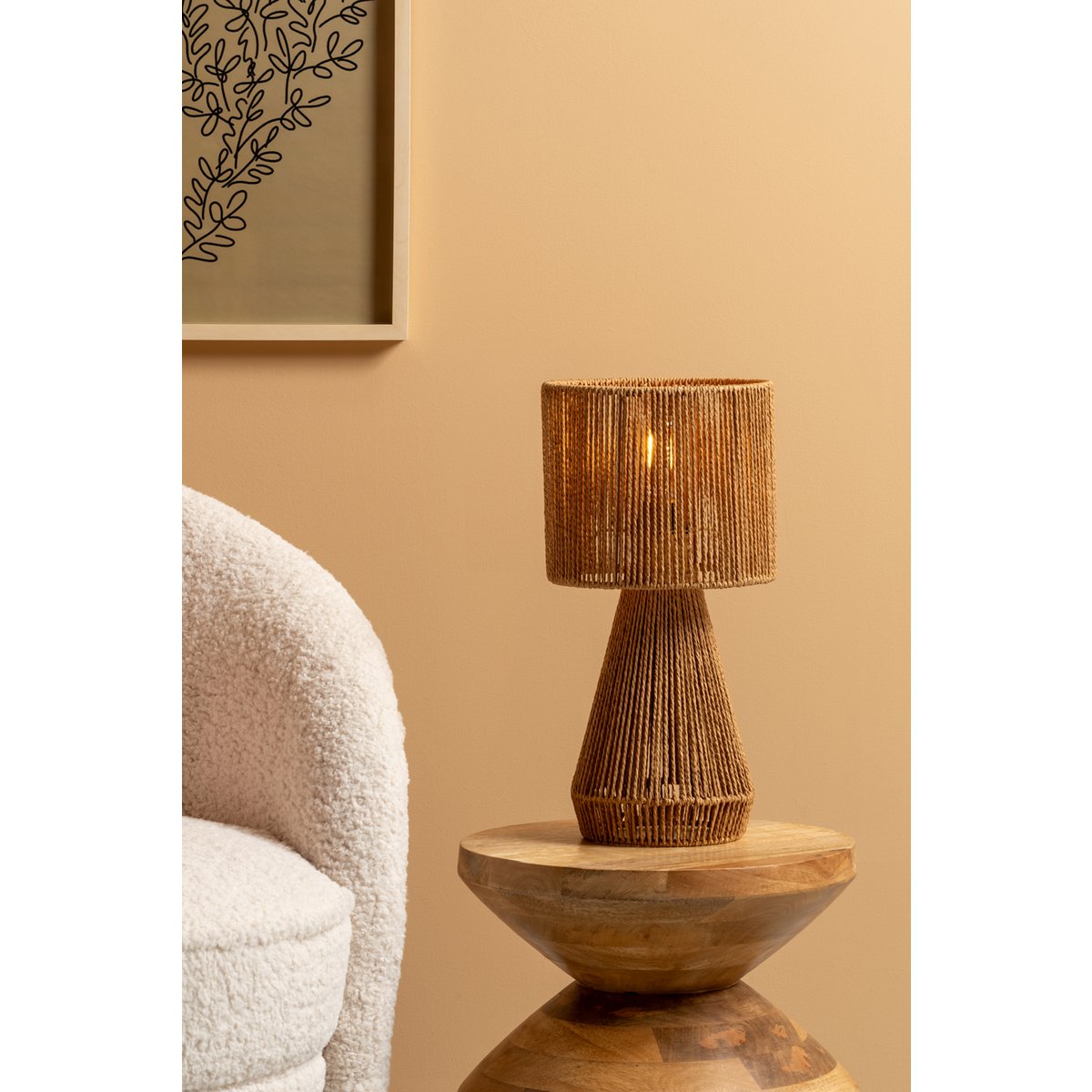 Handcrafted Luxury Side Table - Timeless Artisan Design