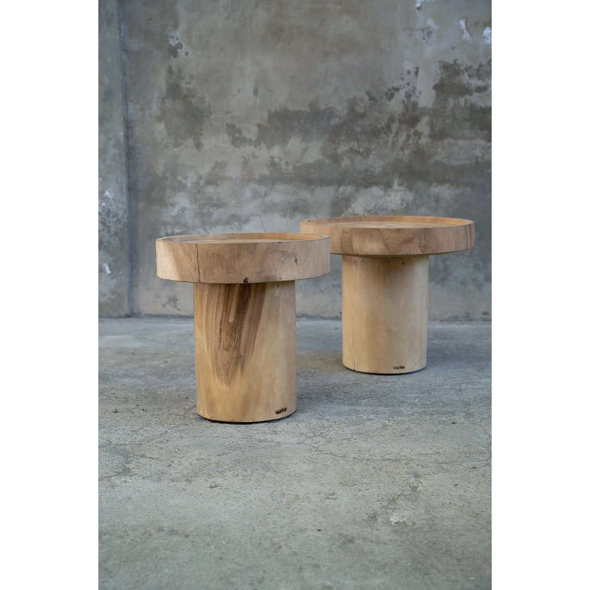 Timeless Luxury Handmade Side Table Crafted from Natural Materials