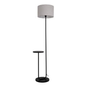 Tijdloze Artisan staande lamp met zorgvuldig samengesteld zwart metalen ontwerp
