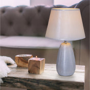 Timeless Luxury Handmade Ceramic Table Lamp, Artisan Design