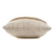 De Raffia Stempel Kussenhoes - Natuurlijk