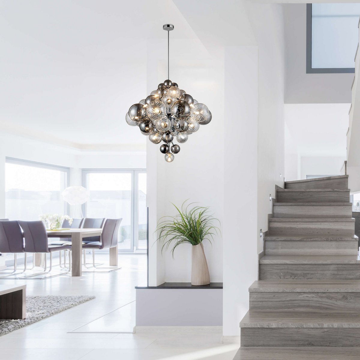 Tijdloze ambachtelijke luxe hanglamp in ambachtelijk natuurlijk design