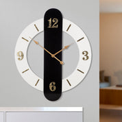Casablanca round black and gold wall clock