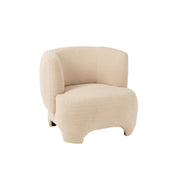 Élois Knit Lounge Chair – Soft Ivory Bouclé