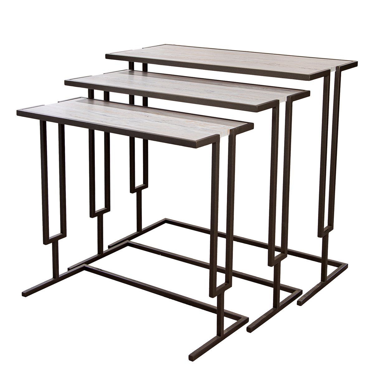 Timeless Handmade Artisan Side Table in Premium Anthracite