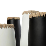 Handcrafted Luxury Black Vase - Timeless Artisan Design
