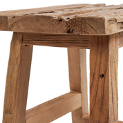 Yoke reclaimed teak stool – tall