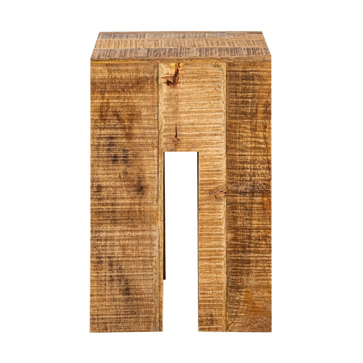Handcrafted Luxury Artisan Stool in Premium Mango Wood Design