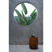 Celebes carved wood stool