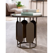 Timeless Artisan Round Table - Luxury Handmade Design in Anthracite
