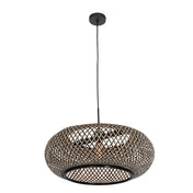 Kairo beech/black bamboo pendant lamp
