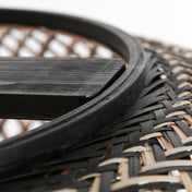 Kairo beech/black bamboo pendant lamp