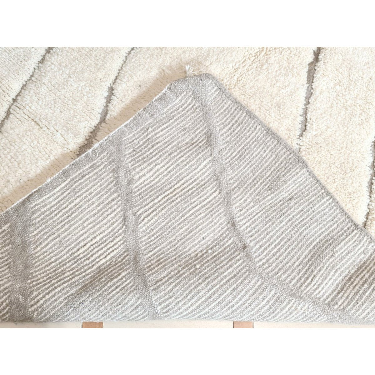 Handcrafted Artisan Moroccan Rug in Timeless Luxury Design