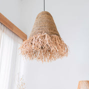 Boho Handgeweven Plafondlamp met Lange Franjes (3 maten)