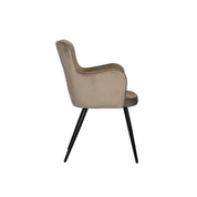 Elegant Hand-Finished Wing Chairs in Neutral Tones Set of 2