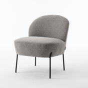 Fauteuil Siena teddy steel