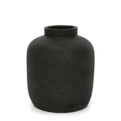 Timeless Luxury Black Peaky Vase - Artisan Crafted Design