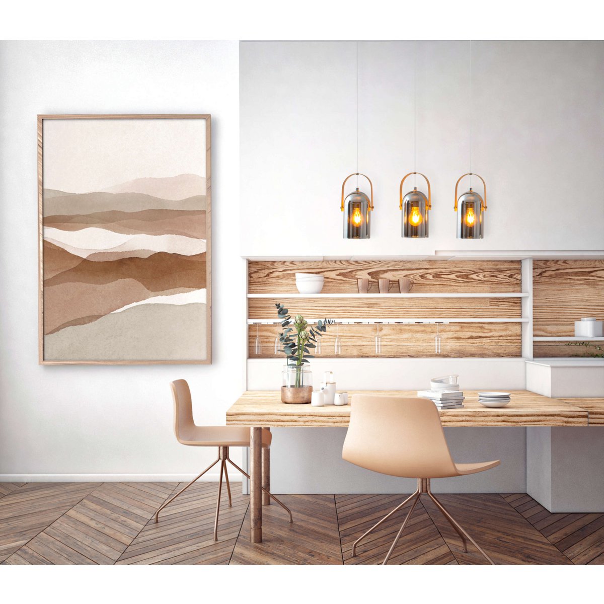 Tijdloze handgemaakte ambachtelijke hanglamp in premium design