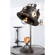 Reading metal copper table lamp