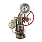 Pratos heritage copper and silver grandfather clock