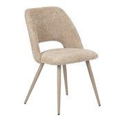 Elegant Hand-Finished Arc Chairs in Neutral Tones - Set of 2