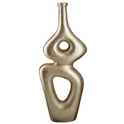 Golden aurora aluminium vase