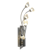 Tijdloze, ambachtelijk vervaardigde LED-wandlamp met hoogwaardige chromen afwerking