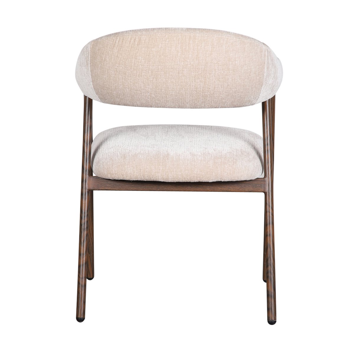 FANNUR PTP Hand-Finished Tan Scandi Chairs - Elegant Minimalism