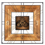 Aruba grand black and gold wall clock