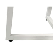 Handgemaakte luxe ronde salontafel met ambachtelijk metalen frame