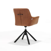 Camel armstoel microleder draaibaar