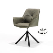 Forest armstoel microleder draaibaar