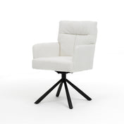 Fresco armstoel teddy ivoor met draaivoet