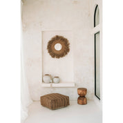 Azure natural suar wood stool