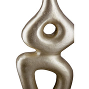 Golden aurora aluminium vase