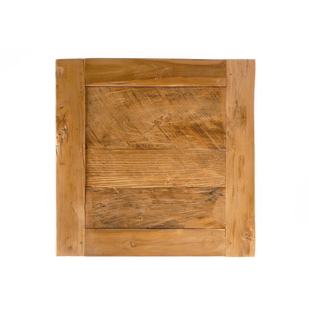 Handcrafted Reclaimed Teak Side Table - Timeless Artisan Design