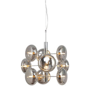 Timeless Handmade Artisan Pendant Light in Amber Glass Design