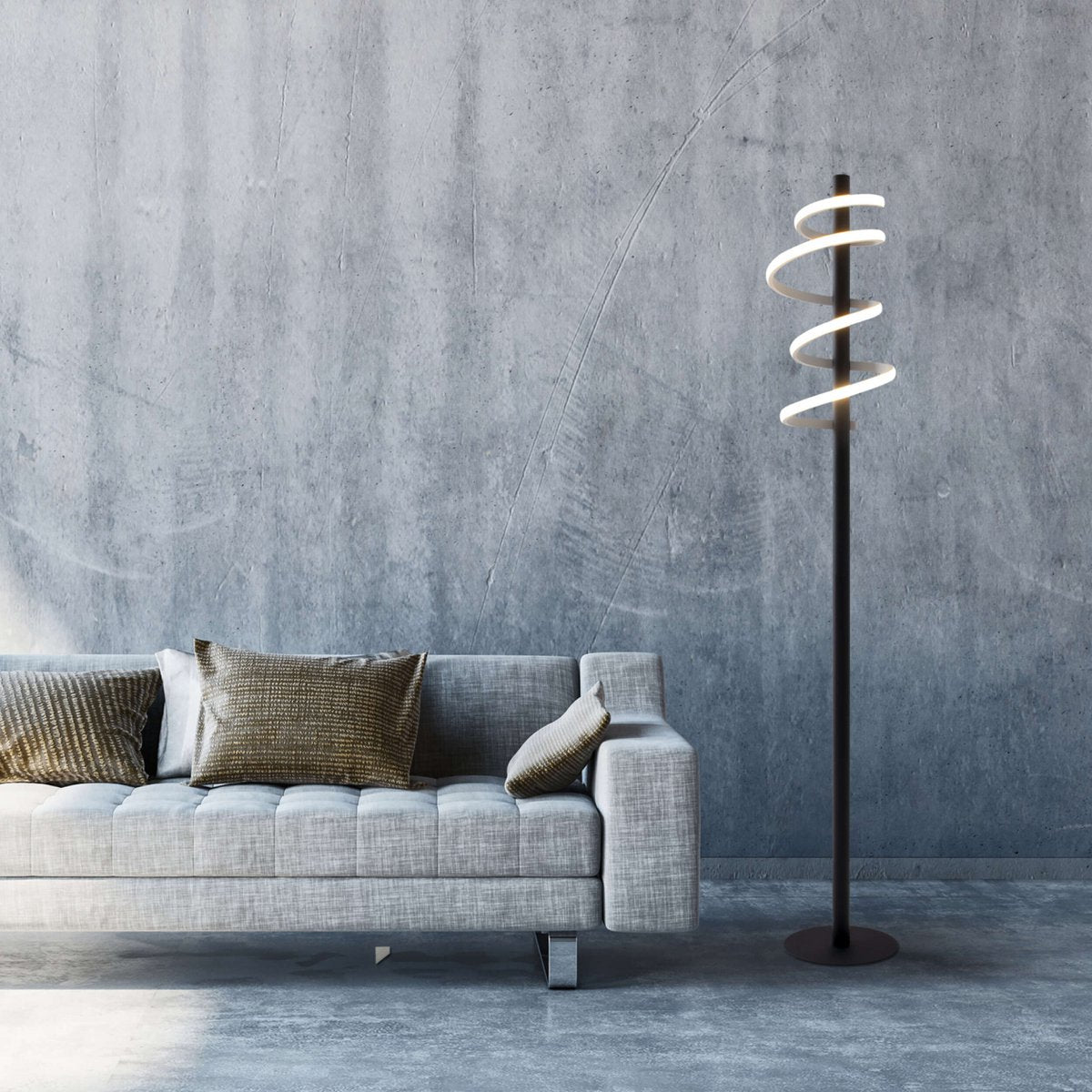 Tijdloze luxe handgemaakte LED-vloerlamp voor ambachtelijk design