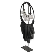 Timeless Handmade Octo Necklace in Premium Black & White