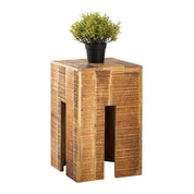 Handcrafted Luxury Artisan Stool in Premium Mango Wood Design