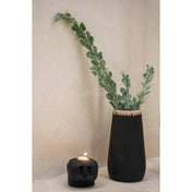 Handcrafted Luxury Black Vase - Timeless Artisan Design