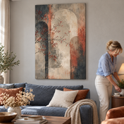 Stille der blauen Vase
