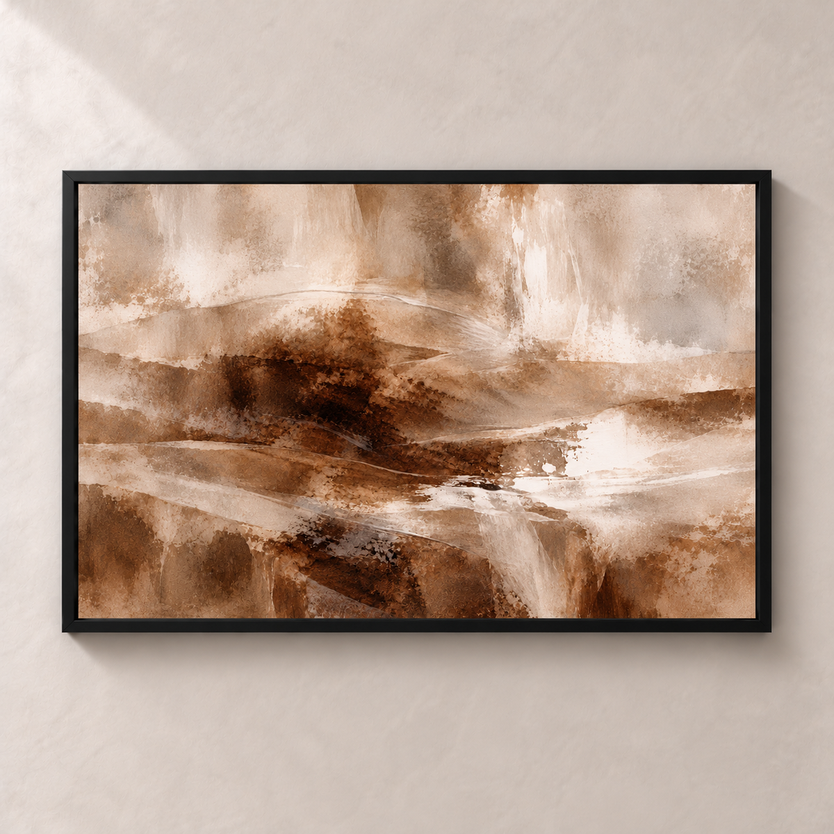 Quiet Earth Layers - Kunstposter