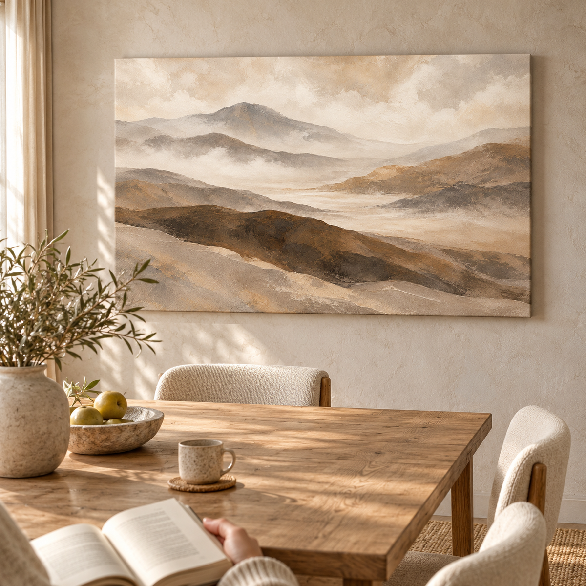 Stillness Beyond the Hills - Lienzo