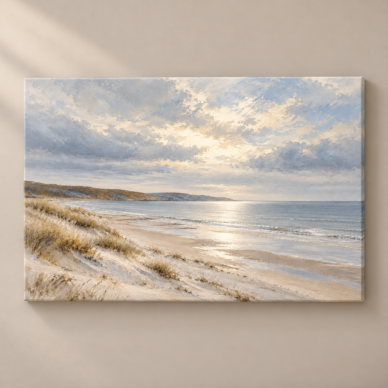 Where the Shore Grows Quiet horizontal canvas standalone