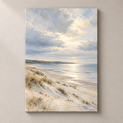 Where the Shore Grows Quiet — canvas standalone mockup
