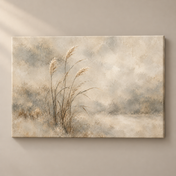 Reeds in the Pale Light horizontal canvas standalone