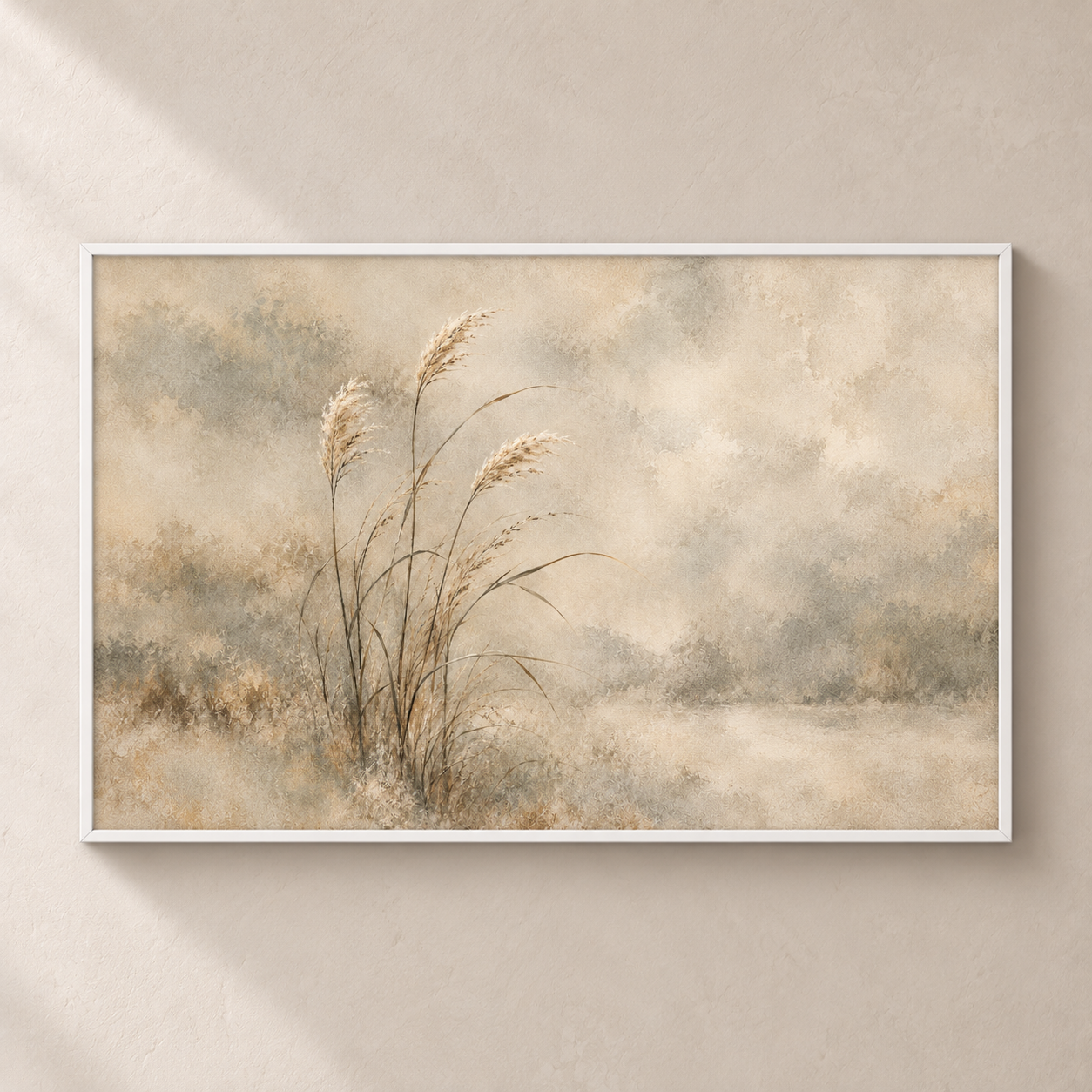 Reeds in the Pale Light horizontal poster standalone