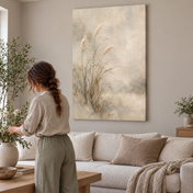 Reeds in the Pale Light — canvas ugc mockup
