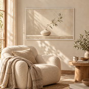 Olive Light on Linen horizontal poster ugc